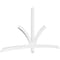 Ekena Millwork Davenport Architectural Grade PVC Gable Bracket, 108"W x 54"H x 2"D x 4"F, 12/12 Pitch GBP108X54X0204DAV00 - alternate 1
